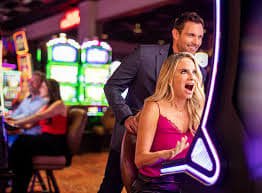 Blackjack interface with dealer visible Blackjack session showing dealer upcard and player hit/stand options